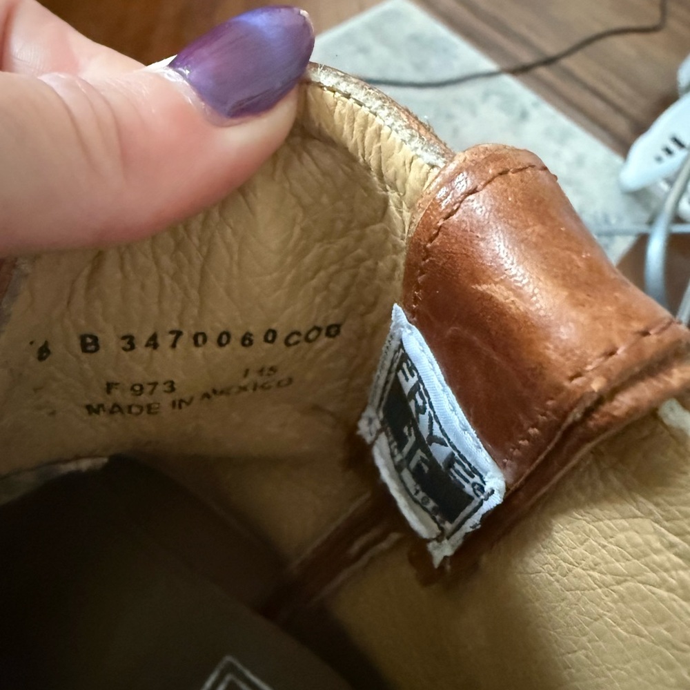 Frye Tan Leather Cowboy Boots - Picture 12 of 12